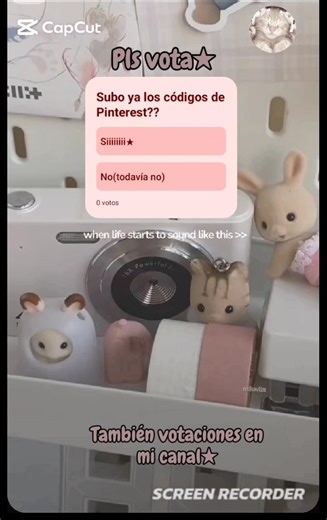 Queréis ya los códigos de Pinterest ver. enero? #ternurines
