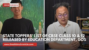130K views · 3.6K reactions | State Toppers' list of CBSE Class 10 & 12 released by Education Department, GoS #sikkimchronicle #scnews #screport #scupdate | Sikkim Chronicle | Facebook