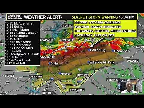 Tracking storms in the Charlotte area