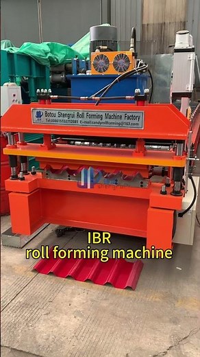 Ibr roll forming machine #machine #sheet #rollformingmachine #roofing #roofingsheet #manufacturing