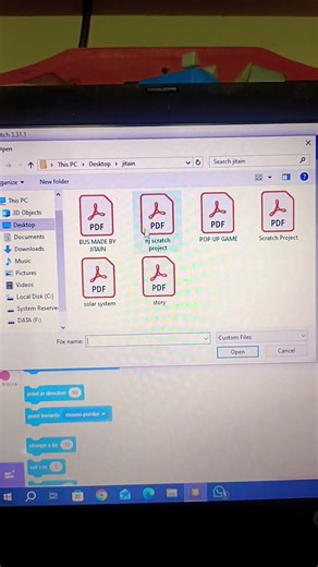 how to save your scratch project.