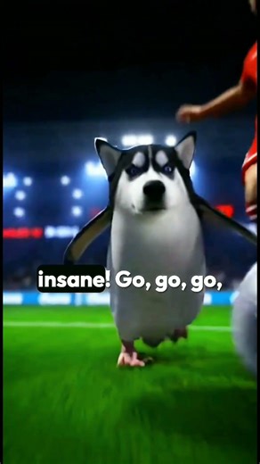 This Penguin Just Hit a RONALDO SIUUU 😳⚽🔥 | Funniest Football Short