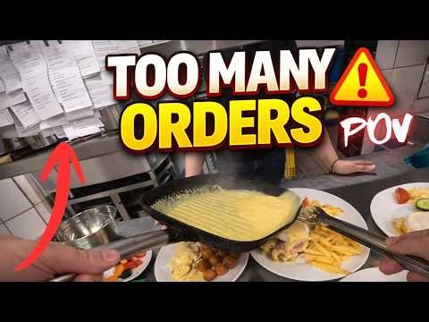 Crazy Rush in a Restaurant Kitchen | Chef POV