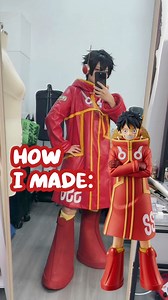 Making Luffy’s Egghead shoes! 🚀 #onepiece #onepiececosplay #luffy #luffycosplay #luffyonepiece | Yosuke Sora