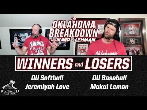 Winners/Losers: OU Softball, OU Baseball, Jeremiyah Love & Makai Lemon