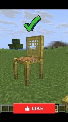 Chair in Minecraft 😱🪑 #shorts