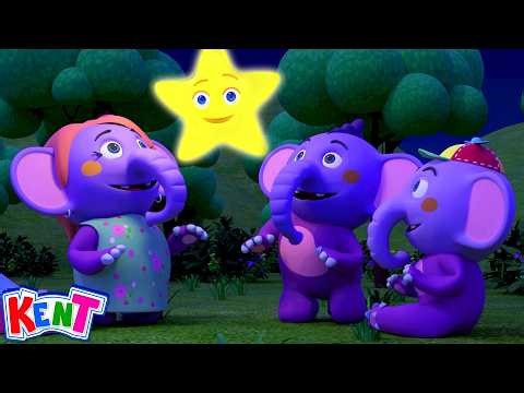 🔴⭐Twinkle Twinkle Little Star at the Camp ⭐| Nursery Rhymes For Kids By Kent The Elephant