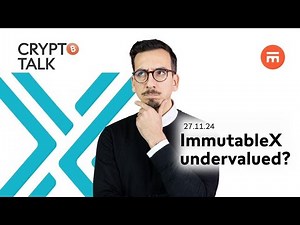 ImmutableX undervalued? | Crypto Talk | Swissquote