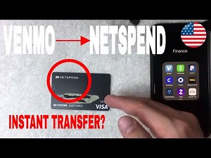 ✅ Can You Instant Transfer Venmo Money To Netspend Prepaid Debit Visa 🔴