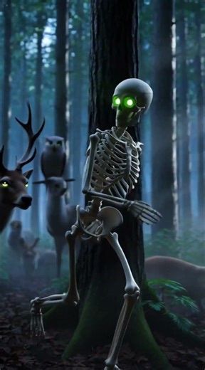 What If Humans Could See in the Dark? 🌌👁️ #3danimation #didyouknow #anatomy #skeletonshorts #whatif