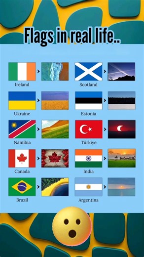 Flags in real life #flags #geography