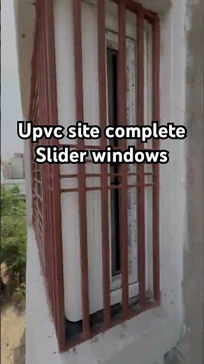 UPVC Site Complete 🔥 3 Track Sliding + Casement Window Installation #shorts