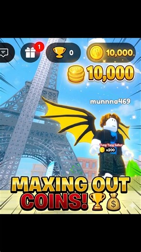 Crazy roblox jumping over the Eifel Tower!🥶🥶