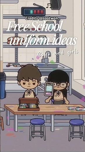 BEAUTIFUL SCHOOL UNIFORM IDEAS FREE 4 YOU 2 COPY 🤩 which one is your favourite? 👩‍🎓👨‍🎓