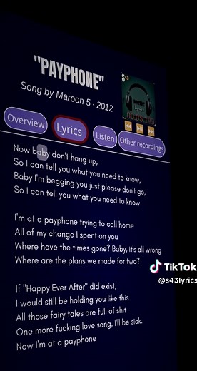 Payphone Lyrics by Maroon 5: Emotional Journey
