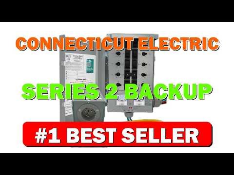Connecticut Electric Series 2 Backup Power Manual Transfer Switch Kit, 50 Amp, - B0F96FLY43