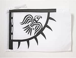 AZ FLAG Viking Raven Flag 18'' x 12'' cords - Scandinavia SMALL flags 30 x 45cm - Banner 18x12 in