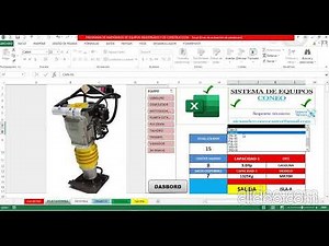 aplicación en Excel de inventarios para herramientas y equipos