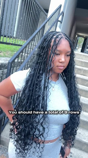 Small Knotless Braids Parting Tutorial | TressBetamed