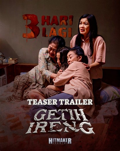 3 hari lagi kalian akan melihat siapa sosok yang meneror Rina dan keluarganya dalam Teaser Trailer Getih Ireng. Nantikan Getih Ireng di bioskop mulai 16 Oktober 2025. #GetihIreng #FilmGetihIreng #HitmakerStudios | Hitmaker Studios