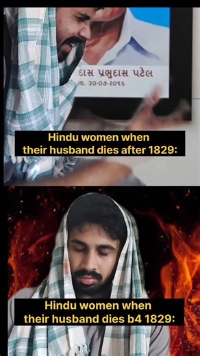 ZAai Vignesh on Instagram: "Sati (also spelled suttee) was a historical funeral practice in parts of India, in which a recently widowed woman either voluntarily or by force immolated herself on her deceased husband's funeral pyre. The term comes from the Sanskrit word "Satī", meaning "virtuous woman" or "true wife". Origins and Beliefs: Mythological Roots: The practice is sometimes linked to the story of the goddess Sati, the first wife of Shiva, who immolated herself in protest against her fath