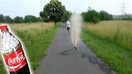 Episches Experiment: Cola-Mentos-Rakete | Kelvin & Marvin