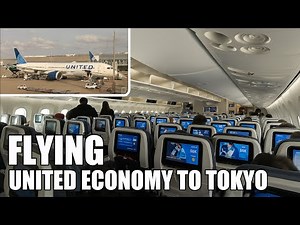 13 Hours in a United Basic Economy Seat | 787-10 Dreamliner Chicago to Tokyo
