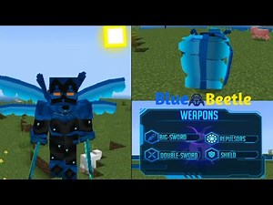 New Blue Beetle Addon/Mod For Minecraft PE 1.20 #xm7mdx