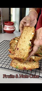 2.4M views · 17K reactions | No oven Christmas special easy and quick fruits and nuts vanilla cake | Dharmis Kitchen | Facebook