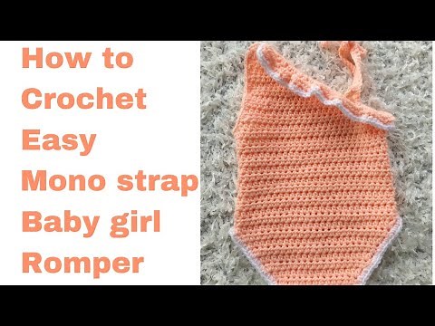 How to Crochet Baby Girl Romper