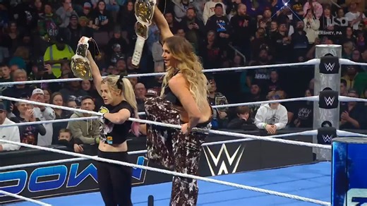 CELEBRATION OVER! Alexa Bliss and Charlotte Flair are after gold! 😤 #SmackDown | WWE SmackDown Show