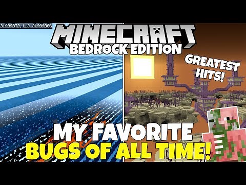 The 24 Greatest Bugs And Glitches In Minecraft Bedrock Edition History!