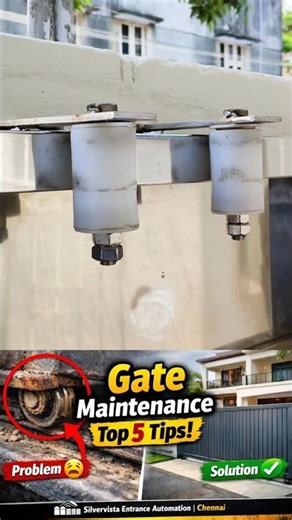 Gate Not Sliding Smoothly? 🚪 Check This First!