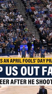 2.1M views · 11K reactions | The Denver Nuggets mascot, Rocky, tricked this fan into thinking he hit the half-court shot 藍 | NBA | Facebook