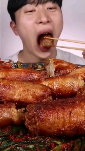 CRISPY DAECHANG Mukbang. Cr : Seabear #mukbang #eatingshow #eatingsoundsasmr #mukbangasmrvideos