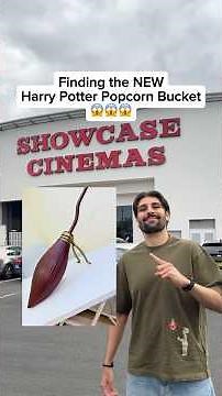 😱 FINDING NEW HARRY POTTER NIMBUS 2000 POPCORN BUCKET FROM SHOWCASE CINEMAS