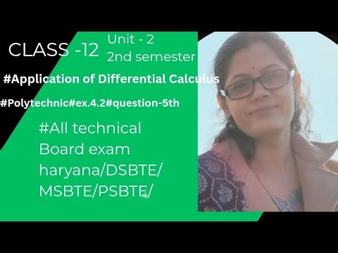 #Application of differential Calculus #appliedmathematics#2nd semester #ex.4.2#all technical branch