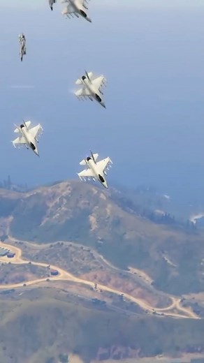 F-16 Fighter Jet EXPLODES Mid-Air after Air Defense Hits ep24 | JH Experiments