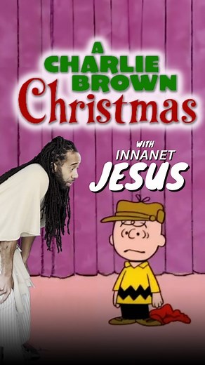 Professional Storyteller on Instagram: "Jesus & Charlie Brown. JC gives a brief history of Christmas and leaves the famous Peanuts’ characters with their jaws on the floor. Original audio and clips from “A Charlie Brown Christmas.” I don’t own the rights to the CBS original clips and audio. #charliebrown #christmasstory #xmaslights #blackjesus #micdrop #acharliebrownchristmas"