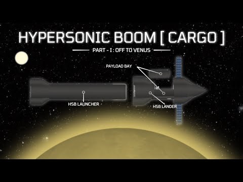 THE HYPERSONIC BOOM - MY LARGEST ROCKET EVER! | PT. I - OFF TO VENUS! | SFS Venus Landing