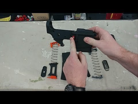How to remove a magazine from lower with Mean Arms MA lock installed