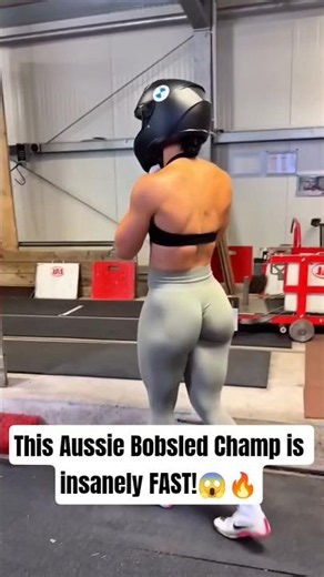 This Aussie Bobsled Champ is insanely FAST!😱🔥