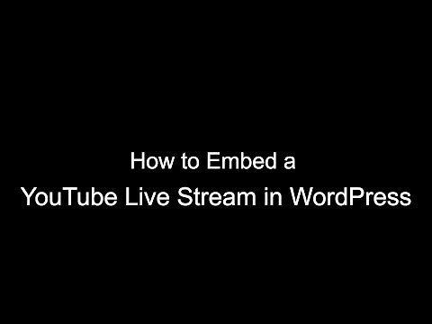 How to Embed a YouTube Live Stream in WordPress using EmbedPlus' YouTube WordPress plugin