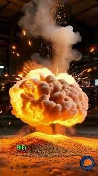 “This looks harmless… until it explodes like a bomb.” #GrainDustExplosion #GrainSilos #Combustible