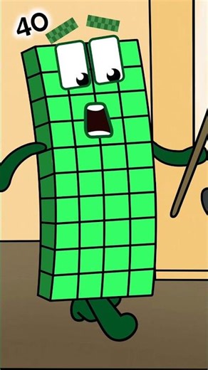 Numberblocks 9 Stops NB 40’s Anger Toward NB 2 #shorts #games