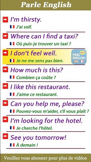 🗣️ 30s English Phrases | Parler Anglais Rapidement