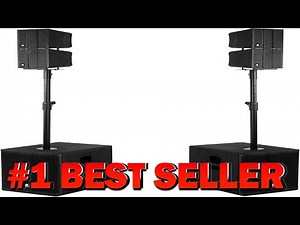 PRORECK Stage 1260 8000W P.M.P.O Stereo Mono PA Speaker System 4 Line Array - B0DJ2P6ZWJ
