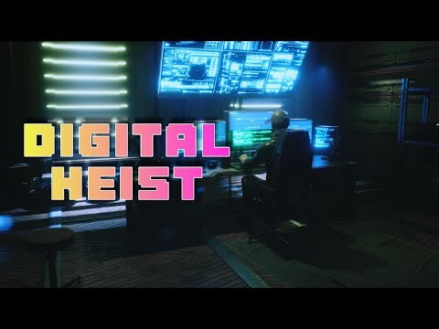Digital Heist | Synthwave Visuals
