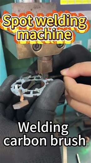 Spot Welding Machine for Carbon Brush Assembly