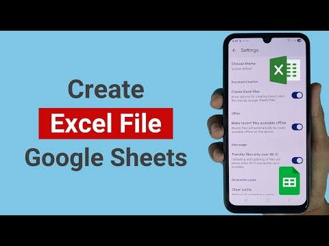 How to Create Excel File on Google Sheets